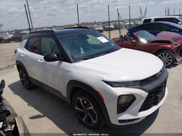 Продажа на аукционе авто 2022 Chevrolet Trailblazer Fwd Rs, vin: KL79MTSL4NB054382, номер лота: 46047278
