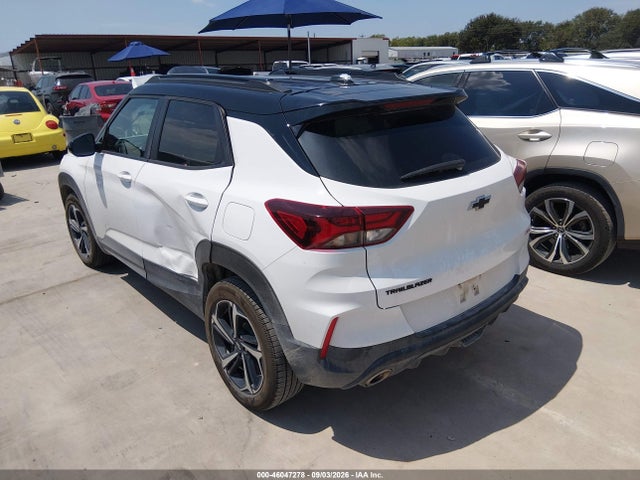 Продажа на аукционе авто 2022 Chevrolet Trailblazer Fwd Rs, vin: KL79MTSL4NB054382, номер лота: 46047278