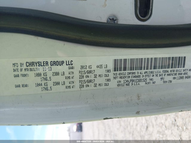Aukcja sprzedaży 2014 Jeep Patriot Altitude, vin: 1C4NJPBA1ED691525, numer aukcji: 46047330