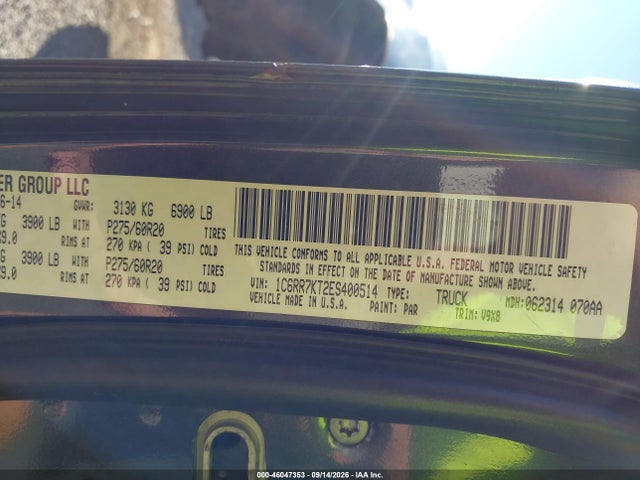 Aukcja sprzedaży 2014 Ram 1500 Express, vin: 1C6RR7KT2ES400514, numer aukcji: 46047353