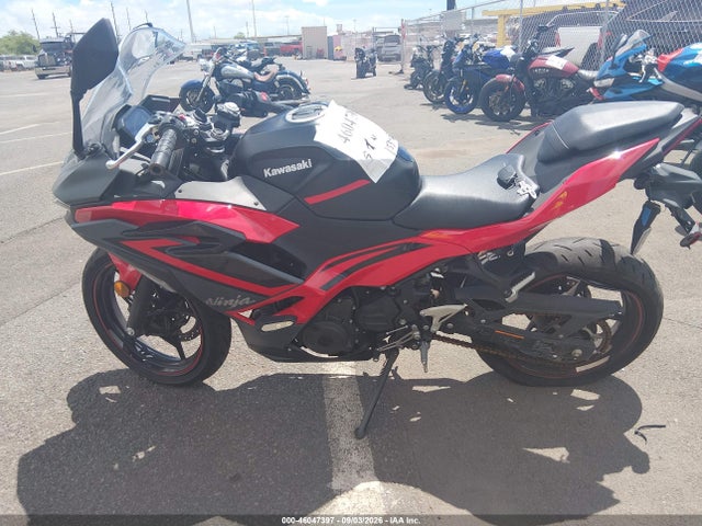 2025 Kawasaki Ex500 A/b მანქანა იყიდება აუქციონზე, vin: ML5EXGJ1XSDA40659, აუქციონის ნომერი: 46047397