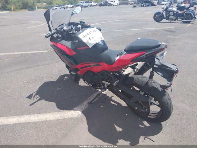 2025 Kawasaki Ex500 A/b მანქანა იყიდება აუქციონზე, vin: ML5EXGJ1XSDA40659, აუქციონის ნომერი: 46047397