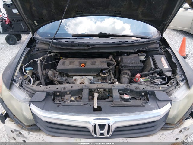 46047420 :رقم المزاد ، 2HGFB2F88CH502401 vin ، 2012 Honda Civic Ex مزاد بيع