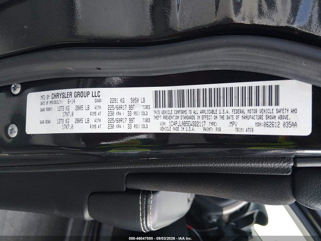 Aukcja sprzedaży 2014 Jeep Cherokee Sport, vin: 1C4PJLAB5EW322117, numer aukcji: 46047595