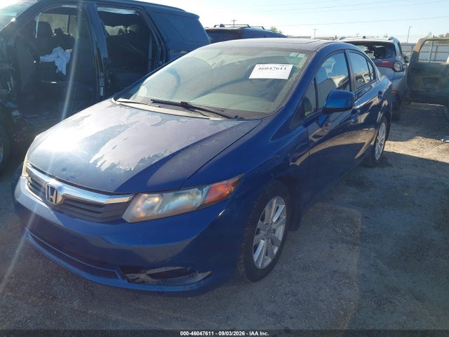 46047611 :رقم المزاد ، 2HGFB2F99CH506871 vin ، 2012 Honda Civic Ex-l مزاد بيع