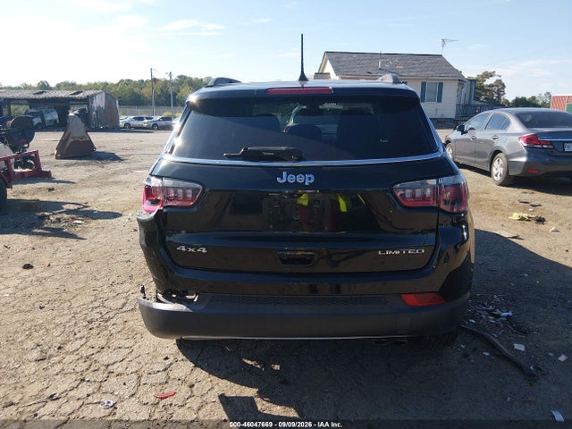 2018 Jeep Compass Limited 4x4 მანქანა იყიდება აუქციონზე, vin: 3C4NJDCB7JT396942, აუქციონის ნომერი: 46047669