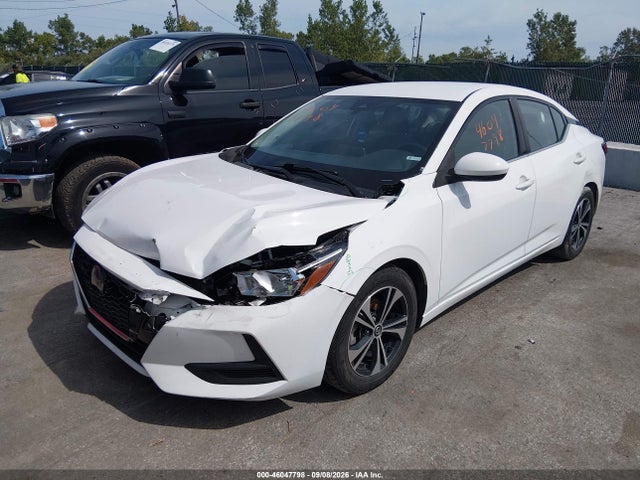 2022 Nissan Sentra Sv Xtronic Cvt მანქანა იყიდება აუქციონზე, vin: 3N1AB8CVXNY244940, აუქციონის ნომერი: 46047798