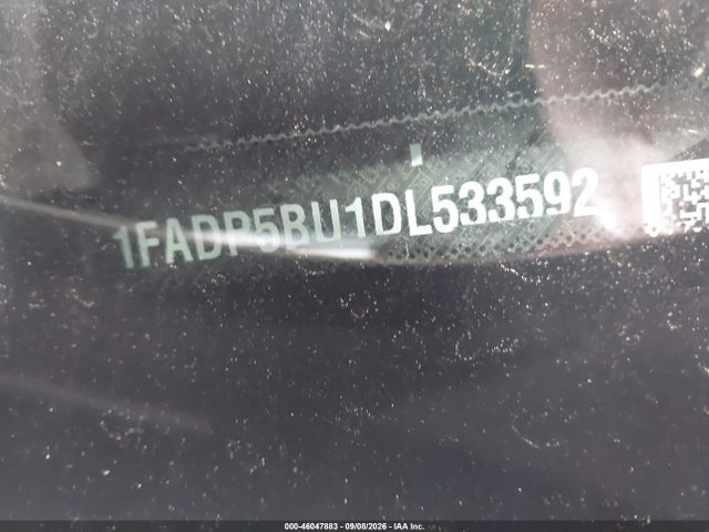 46047883 :رقم المزاد ، 1FADP5BU1DL533592 vin ، 2013 Ford C-max Hybrid Sel مزاد بيع