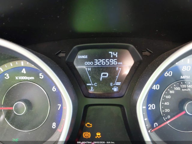 46047944 :رقم المزاد ، KMHDH4AE8CU345362 vin ، 2012 Hyundai Elantra Gls (ulsan Plant) مزاد بيع