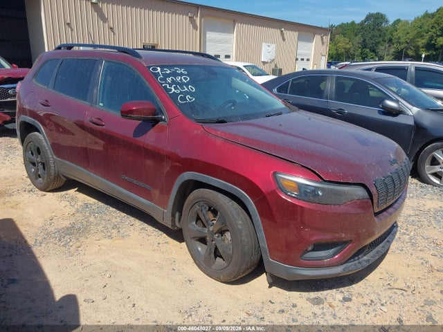 2019 Jeep Cherokee Altitude Fwd მანქანა იყიდება აუქციონზე, vin: 1C4PJLLB5KD443640, აუქციონის ნომერი: 46048027