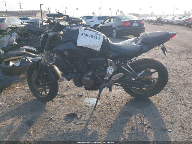 2016 Yamaha Fz07 C მანქანა იყიდება აუქციონზე, vin: JYARM06Y9GA002452, აუქციონის ნომერი: 46048113