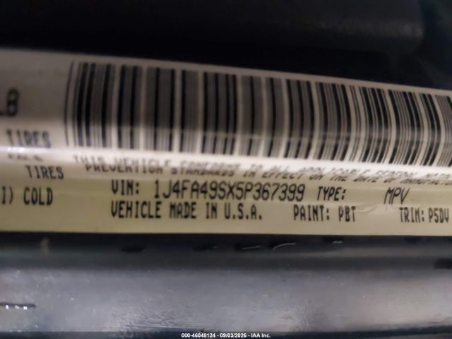 Aukcja sprzedaży 2005 Jeep Wrangler Sport, vin: 1J4FA49SX5P367399, numer aukcji: 46048124