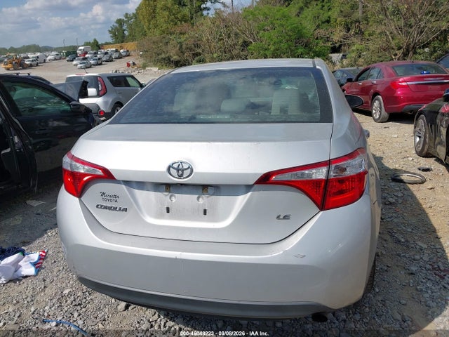46048223 :رقم المزاد ، 2T1BURHE4GC584002 vin ، 2016 Toyota Corolla Le مزاد بيع