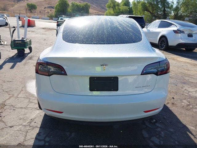 46048261 :رقم المزاد ، 5YJ3E1EB0NF295589 vin ، 2022 Tesla Model 3 Long Range Dual Motor All-wheel Drive مزاد بيع
