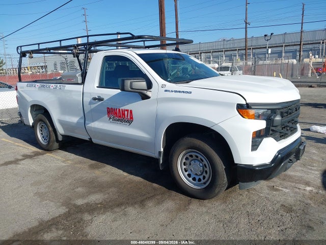 2025 Chevrolet Silverado 1500 2wd  Long Bed Wt მანქანა იყიდება აუქციონზე, vin: 3GCNAAED9SG219767, აუქციონის ნომერი: 46048399