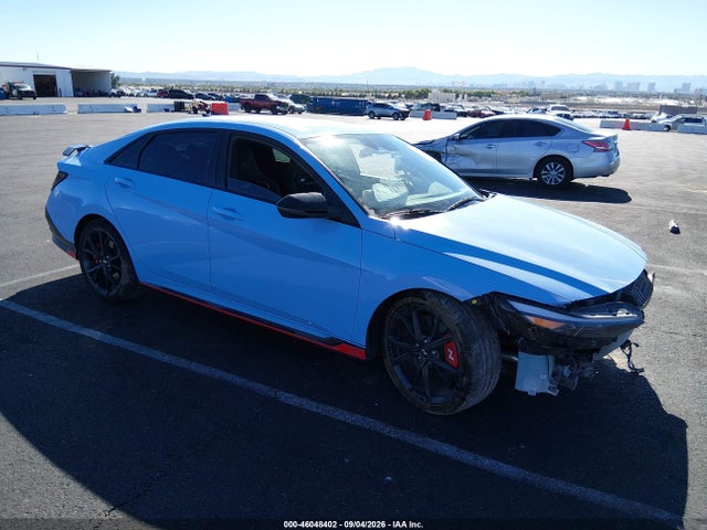 2025 Hyundai Elantra N მანქანა იყიდება აუქციონზე, vin: KMHLW4DK8SU034483, აუქციონის ნომერი: 46048402