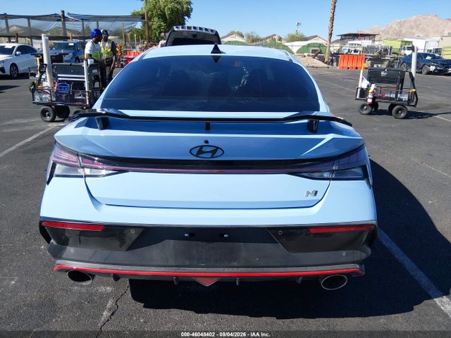 2025 Hyundai Elantra N მანქანა იყიდება აუქციონზე, vin: KMHLW4DK8SU034483, აუქციონის ნომერი: 46048402