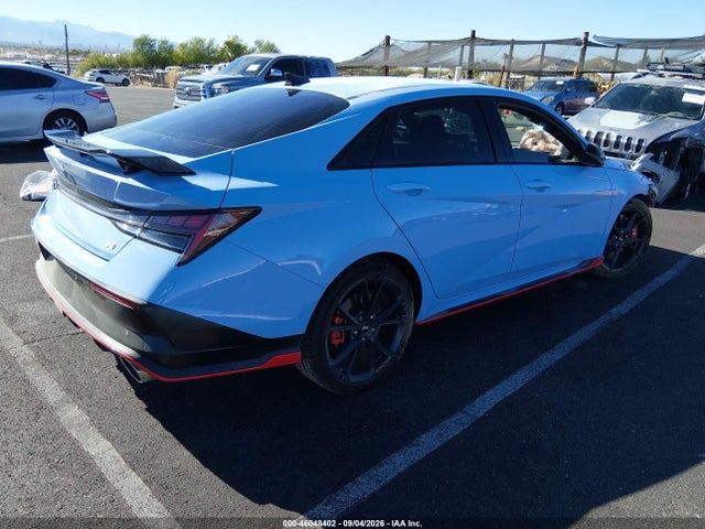 2025 Hyundai Elantra N მანქანა იყიდება აუქციონზე, vin: KMHLW4DK8SU034483, აუქციონის ნომერი: 46048402
