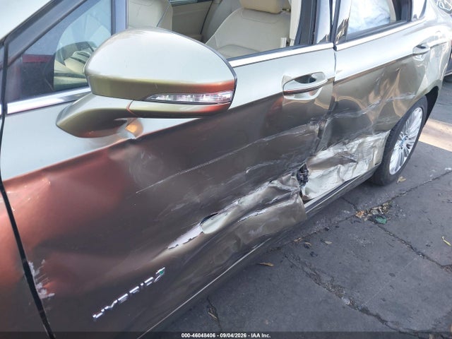 Продажа на аукционе авто 2013 Ford Fusion Hybrid Se, vin: 3FA6P0LU3DR179277, номер лота: 46048406