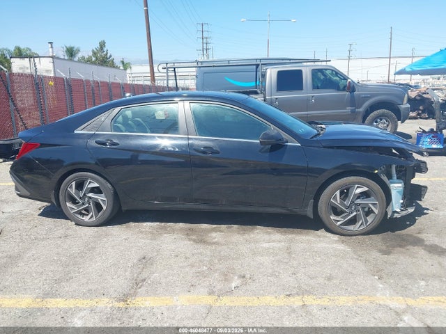 2024 Hyundai Elantra Hybrid Limited მანქანა იყიდება აუქციონზე, vin: KMHLN4DJ7RU093190, აუქციონის ნომერი: 46048477