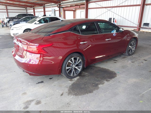 2017 Nissan Maxima 3.5 Platinum მანქანა იყიდება აუქციონზე, vin: 1N4AA6AP9HC361498, აუქციონის ნომერი: 46048548