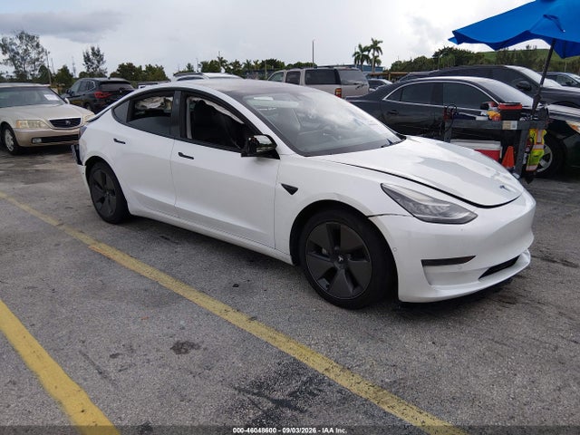 Продаж на аукціоні авто 2021 Tesla Model 3 Standard Range Plus Rear-wheel Drive, vin: 5YJ3E1EA7MF852116, номер лоту: 46048600