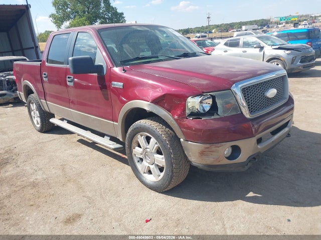 2006 Ford F-150 Fx4/lariat/xlt მანქანა იყიდება აუქციონზე, vin: 1FTPW14V76KC38899, აუქციონის ნომერი: 46048603