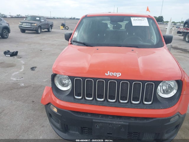 2018 Jeep Renegade Sport 4x4 მანქანა იყიდება აუქციონზე, vin: ZACCJBAB2JPH71853, აუქციონის ნომერი: 46048617