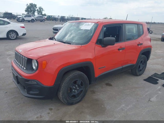2018 Jeep Renegade Sport 4x4 მანქანა იყიდება აუქციონზე, vin: ZACCJBAB2JPH71853, აუქციონის ნომერი: 46048617