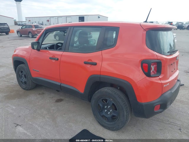 2018 Jeep Renegade Sport 4x4 მანქანა იყიდება აუქციონზე, vin: ZACCJBAB2JPH71853, აუქციონის ნომერი: 46048617