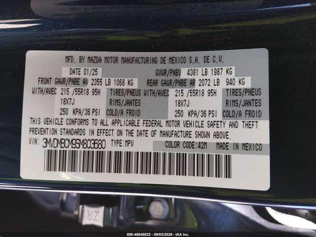 3MVDMBCM9SM803680 Mazda Cx-30 2.5 S Preferred Package