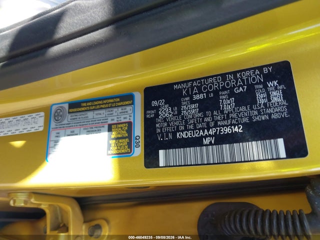 Aukcja sprzedaży 2023 Kia Seltos S, vin: KNDEU2AA4P7396142, numer aukcji: 46049235