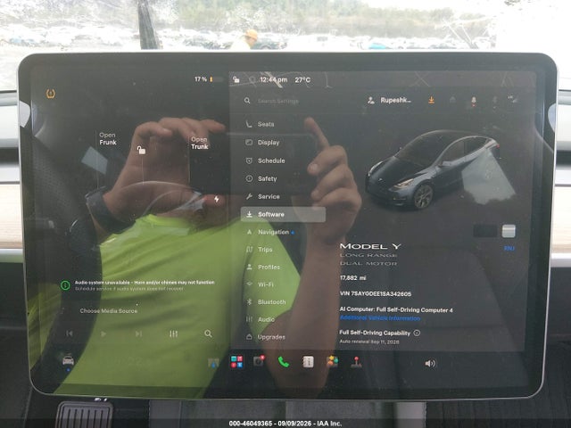 Продажа на аукционе авто 2025 Tesla Model Y Long Range Dual Motor All-wheel Drive, vin: 7SAYGDEE1SA342605, номер лота: 46049365