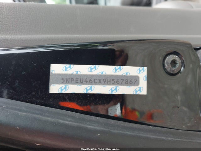 46049474 :رقم المزاد ، 5NPEU46CX9H567867 vin ، 2009 Hyundai Sonata Se مزاد بيع
