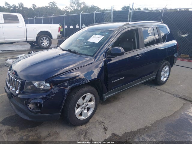 2016 Jeep Compass Latitude მანქანა იყიდება აუქციონზე, vin: 1C4NJCEA6GD734179, აუქციონის ნომერი: 46049597