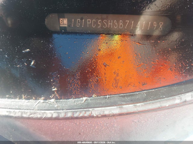 Aukcja sprzedaży 2011 Chevrolet Cruze Ls, vin: 1G1PC5SH3B7141198, numer aukcji: 46049640