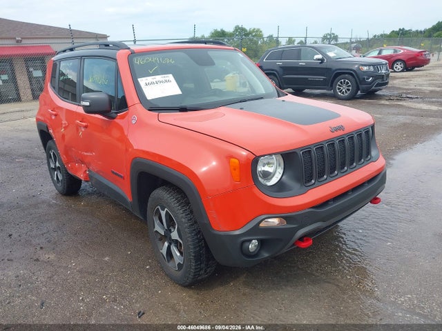 46049686 :رقم المزاد ، ZACNJBC12KPK06952 vin ، 2019 Jeep Renegade Trailhawk 4x4 مزاد بيع