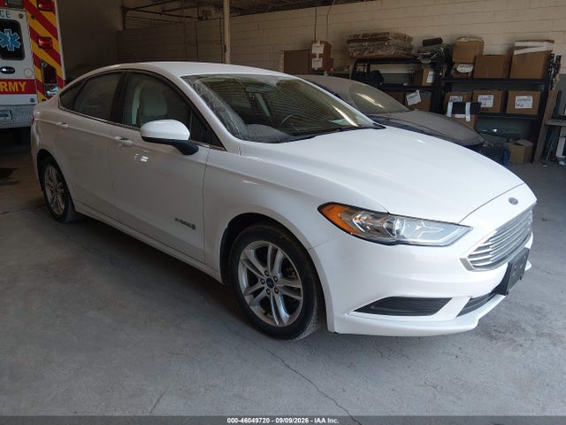 46049720 :رقم المزاد ، 3FA6P0UUXJR279080 vin ، 2018 Ford Fusion Hybrid S مزاد بيع