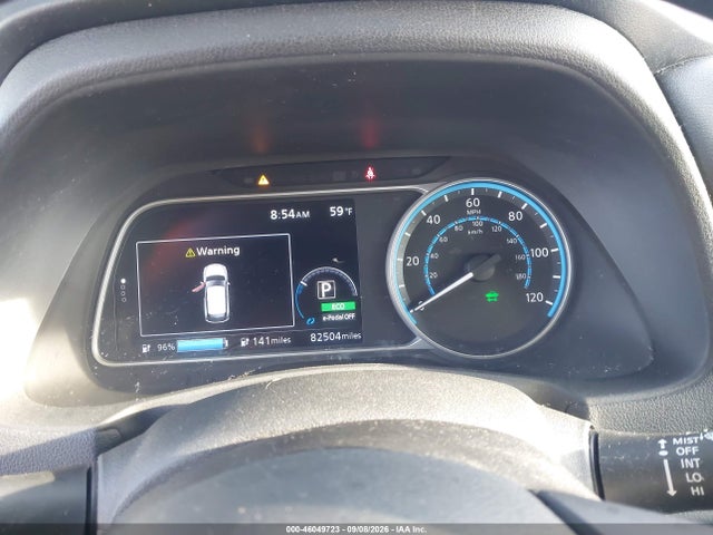 Продаж на аукціоні авто 2018 Nissan Leaf Sl, vin: 1N4AZ1CP1JC300337, номер лоту: 46049723