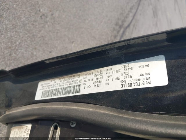 46049800 :رقم المزاد ، 1C4NJRFBXGD767566 vin ، 2016 Jeep Patriot Latitude مزاد بيع