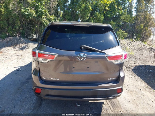46049837 :رقم المزاد ، 5TDBKRFH5ES005882 vin ، 2014 Toyota Highlander Le Plus V6 مزاد بيع