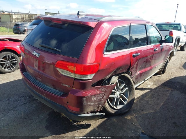 Продаж на аукціоні авто 2018 Jeep Grand Cherokee Limited 4x4, vin: 1C4RJFBG6JC492485, номер лоту: 46049875
