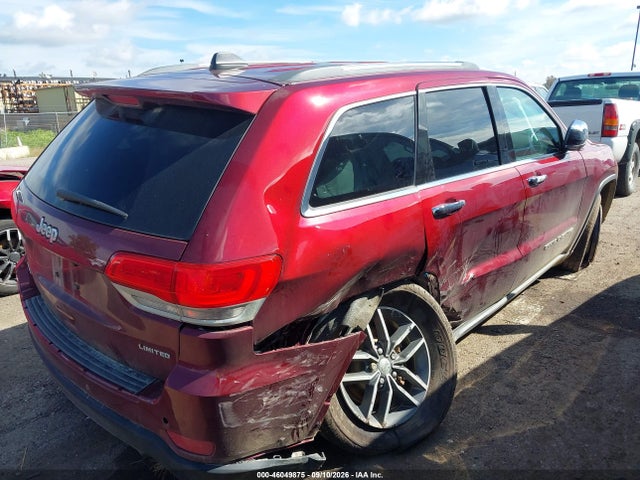 Продаж на аукціоні авто 2018 Jeep Grand Cherokee Limited 4x4, vin: 1C4RJFBG6JC492485, номер лоту: 46049875
