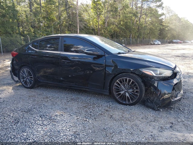 Продажа на аукционе авто 2018 Hyundai Elantra Sport, vin: KMHD04LB4JU498652, номер лота: 46049927