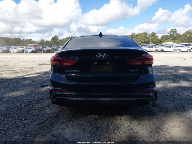 Продажа на аукционе авто 2018 Hyundai Elantra Sport, vin: KMHD04LB4JU498652, номер лота: 46049927