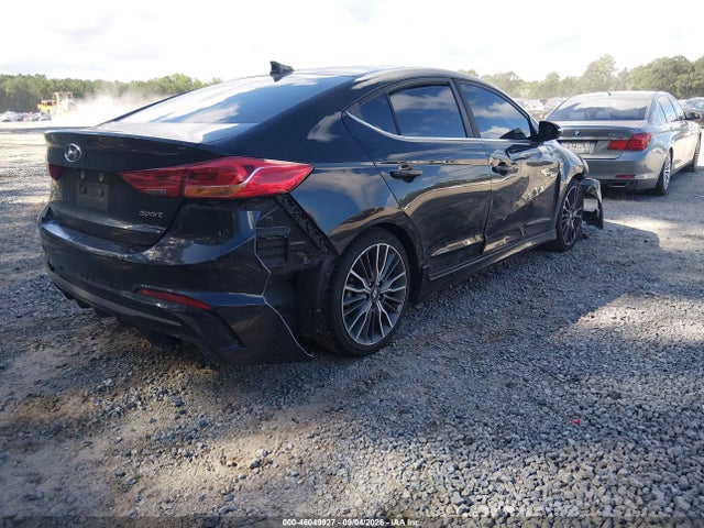 Продажа на аукционе авто 2018 Hyundai Elantra Sport, vin: KMHD04LB4JU498652, номер лота: 46049927