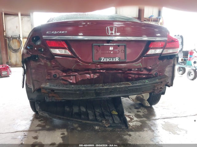 Продажа на аукционе авто 2013 Honda Civic Lx, vin: 19XFB2F58DE066277, номер лота: 46049989