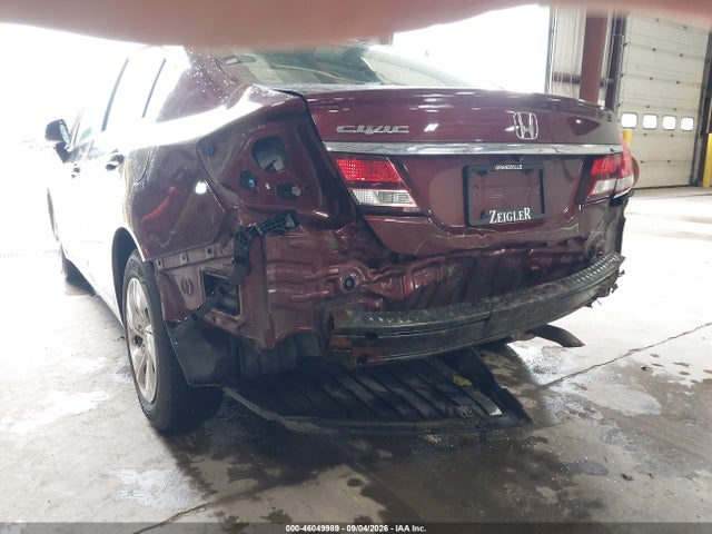 Продажа на аукционе авто 2013 Honda Civic Lx, vin: 19XFB2F58DE066277, номер лота: 46049989