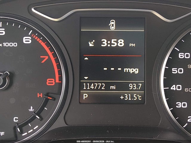 2016 Audi A3 2.0t Premium მანქანა იყიდება აუქციონზე, vin: WAUB8GFF4G1031615, აუქციონის ნომერი: 46050261