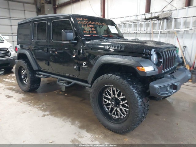Продаж на аукціоні авто 2021 Jeep Wrangler Unlimited Willys 4x4, vin: 1C4HJXDN2MW836393, номер лоту: 46050282